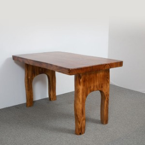 원목 사각 테이블 (4인용)